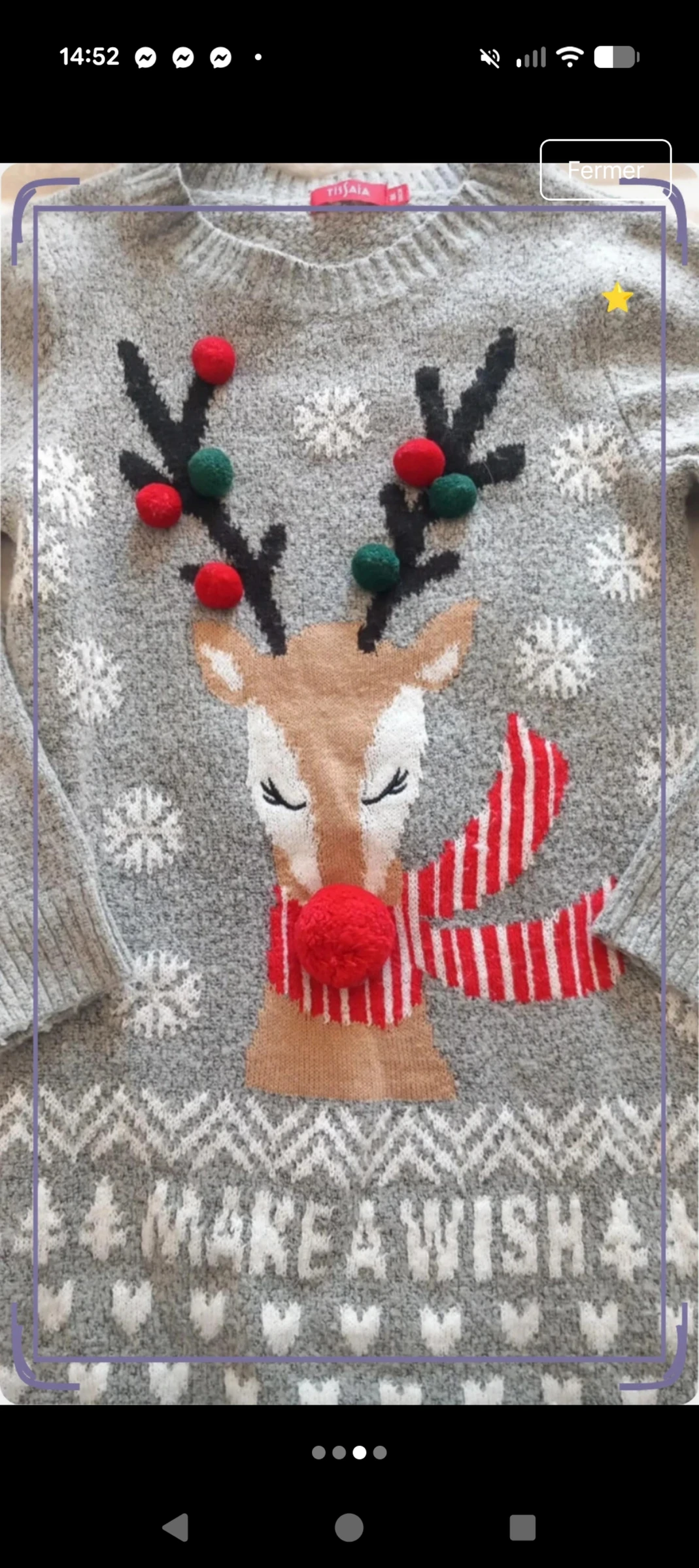 Robe-pull de Noël Rene - Tissaia (8 ans / 128 cm) – photo 3